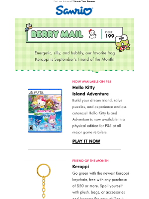Sanrio - 🍓 Berry Mail 199 🍓