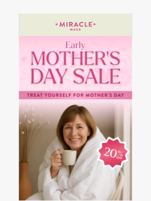 Equal Parts - Our Early Mother’s Day sale is here!