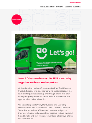 Econsultancy - How electrical retailer AO has made trust its USP