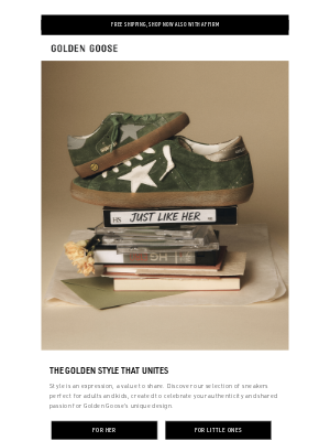 Golden Goose - Authenticity has no age