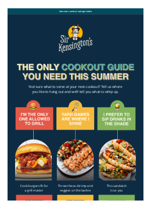 Sir Kensington's - Elaine, summer grilling recipes to whip up next 🍔