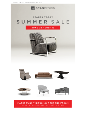SCAN DESIGN - Our biggest sale of the season starts today!