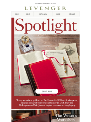 Levenger - To Write or Not to Write? This Journal Answers.
