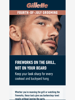 Gillette - Cookout ready? Tame your beard with King C. Gillette
