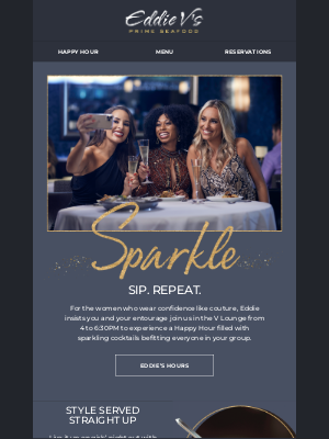 Eddie V's Prime Seafood - The ultimate girls' night out begins...