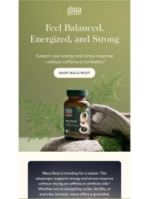 Gaia Herbs - Caffeine-Free Energy, Naturally