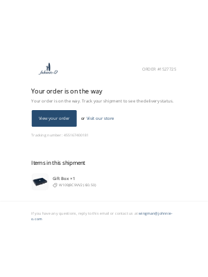 johnnie-O - A shipment from order #1527725 is on the way