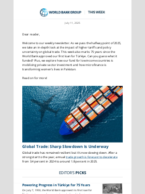 World Bank - What’s behind the global trade slowdown?