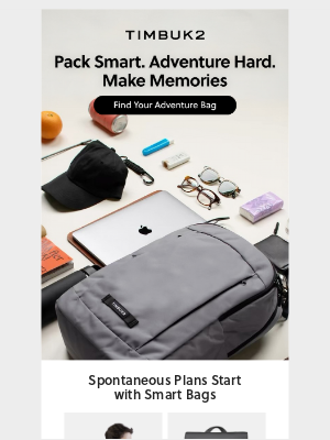 Timbuk2 - Bags Made for Spontaneous Summer Plans