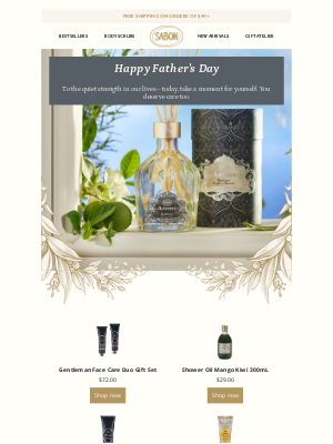 Sabon NYC - Happy Father's Day 💙