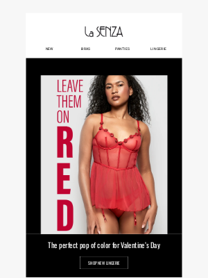 La Senza - Leave them on RED❤️