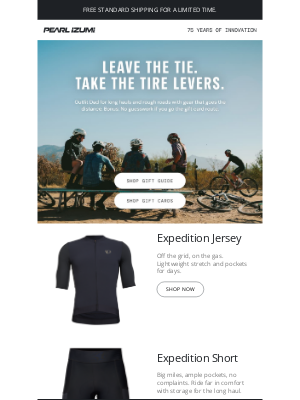 Pearl Izumi - For the Dad Who Rides Until the Pavement Ends