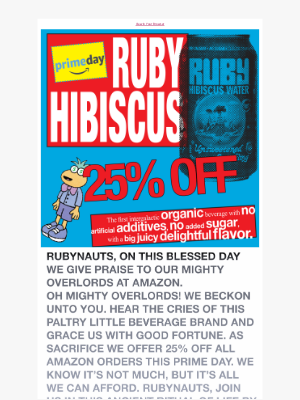 Ruby - 25% OFF RUBY FOR AMAZON PRIME DAY...S