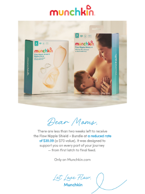 Munchkin - Your special offer on Flow is waiting.