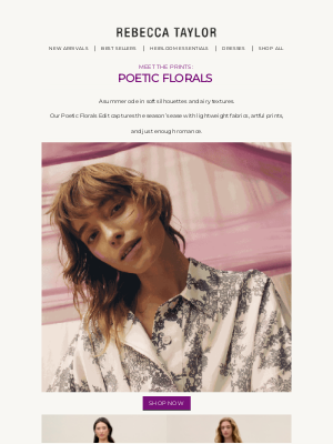 Rebecca Taylor - Explore the Poetic Florals Edit