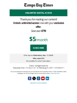 Tampa Bay Times - 🏈 Stay connected all season long!