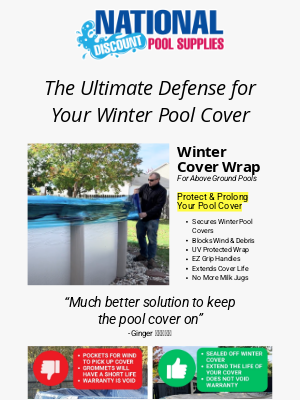 National Discount Pool Supplies - Stop the Wind From Ruining Your Winter Cover 🍂
