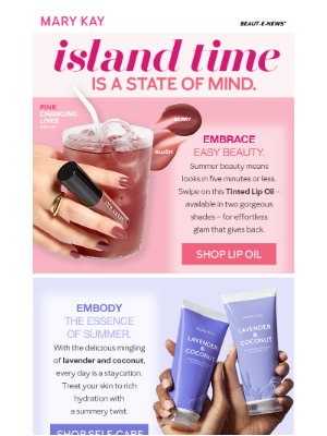 Mary Kay - 🏝️Summer must-haves? You’re getting warmer.🌞