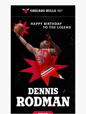 Chicago Bulls - Happy Birthday to the Legend Dennis Rodman