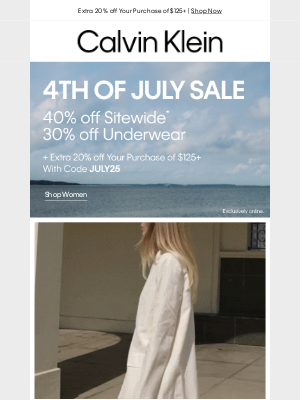 Calvin Klein - Summer Styling, As Seen on Social