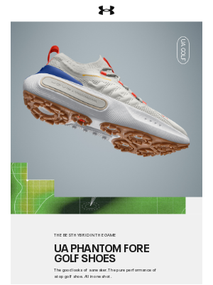 MapMyFitness - UA Connected Fitness - Phantom Fore Golf Shoes: Style + Performance