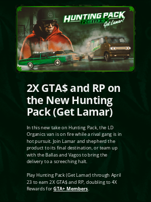 Rockstar Games - Smoke Lamar in GTA Online this 4/20