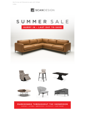 SCAN DESIGN - Final hours to save during our Summer Sale!