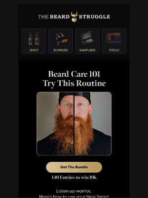 The Beard Struggle - Your Step-By-Step Guide To A Legendary Beard