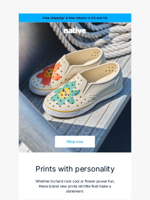 Native Shoes - Flames or flowers?