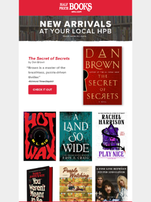 Half Price Books - This September, The Shelves Are Stacked