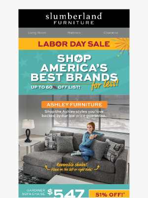 Slumberland Furniture - Shop the best deals on America’s BEST brands!