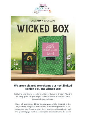 Once Upon A Book Club - Something has changed within OUABC...