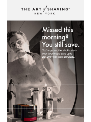 The Art of Shaving - 🧼 Didn’t Open? Here’s 20% Off Grooming Favorites