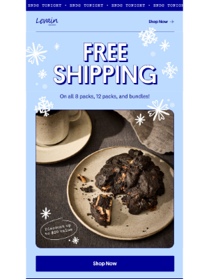 Levain Bakery LLC - Last Call for Free Shipping 🍪