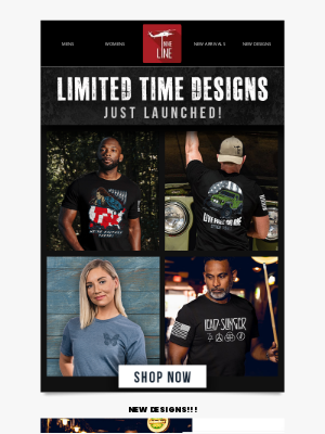 NineLineApparel - We're Halfway There!!! NEW LIMITED DESIGNS!