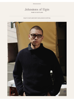Johnstons of Elgin - New Season Navy