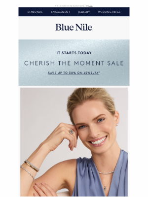 Blue Nile - UP TO 30% OFF CHERISH THE MOMENT SALE IS HERE!