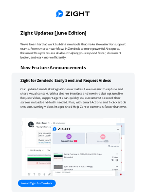 CloudApp - June Updates: Tools for Support Teams, Zendesk Upgrades, AI Exports, and More
