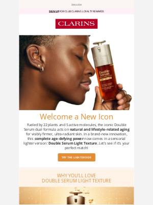 Clarins - Double the Glow, Half the Weight