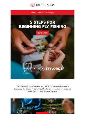 Topo Designs - 5 Steps for Beginning Fly Fishing