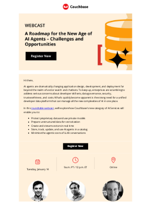 Couchbase - Webcast | How AI agents will transform your applications
