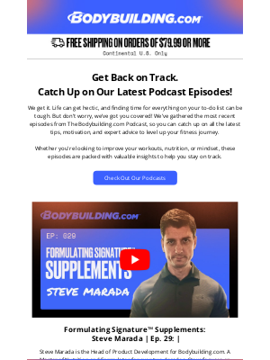 Bodybuilding - 🎙️Missed an Episode?  Catch Up on the Latest Podcast Episodes Now