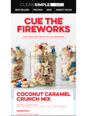 Clean Simple Eats - Festive foods for the 4th!