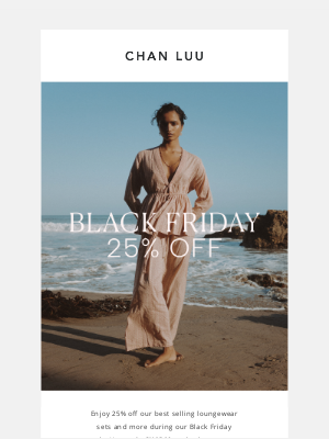 chanluu.com - 25% Off Our Best Selling Sets