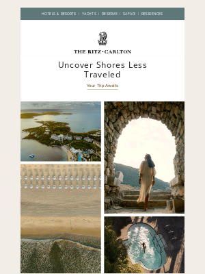 The Ritz-Carlton Hotel Company - INSIDE THE RITZ-CARLTON: Teresa's Guide to Long Weekend Getaways