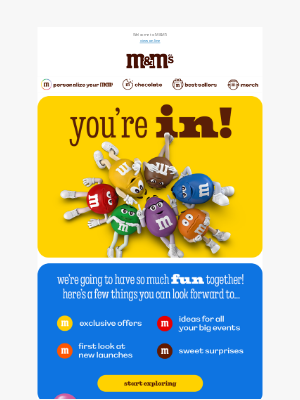 KIND Snacks - Welcome to M&M'S