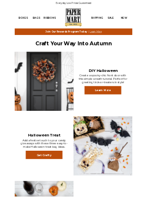 Paper Mart - Get Crafty This Season—Fall Projects Await!