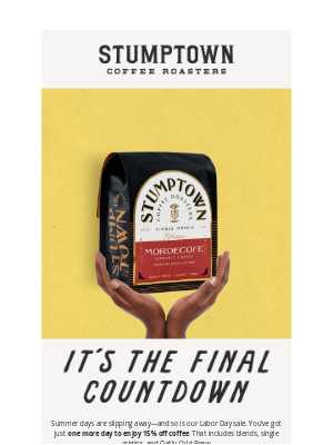 Stumptown Coffee Roasters - 👋 Final Hours: End of Summer Sale Ends Tonight!