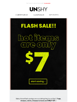 ClothinguUnder10 - 😱 You can't miss this 💲7 Flash Deals ⚡ Save Now 🤑