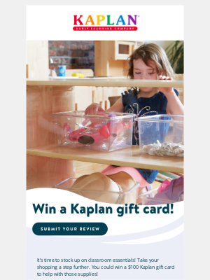 Kaplan Early Learning - Want a $100 Kaplan Gift Card? Write a Review!